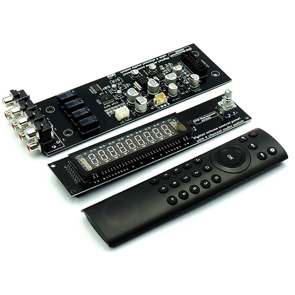 Assembeld PGA2311U remote preamp board with Industry No. 1 4 display sold out i VFD ways