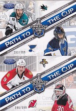 12-13 Certified Joe Thornton Jaroslav Halak /399 Path To The Cup Quarterfinals