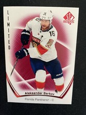 21-22 UD SP Authentic Hockey Red Limited 24 Aleksander Barkov