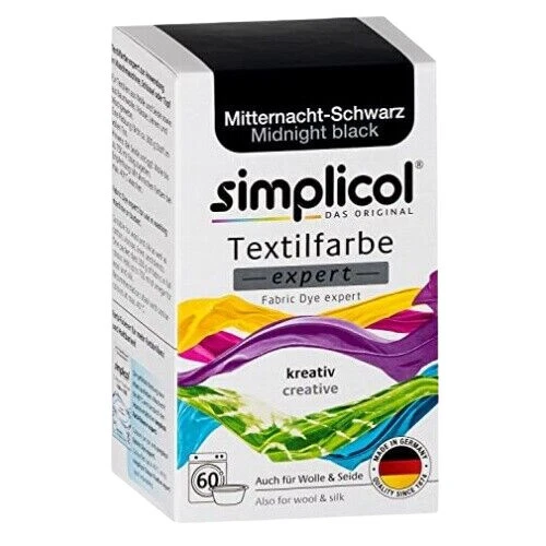 Simplicol expert Textilfarbe - Schwarz - 150g