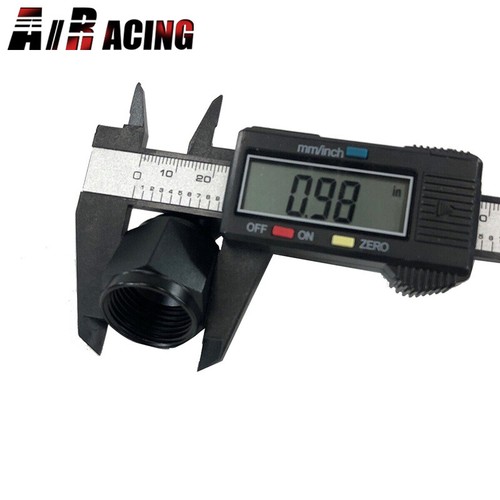 Universal AN10 AN-10 90 Degree Push On/ Push Lock Hose End Fitting Adapter Black - Foto 4 di 6