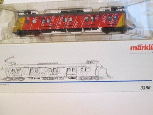 Märklin   3386 E-Post-Triebwagen Serie mP 3000 der NS  | Zustand: Neu