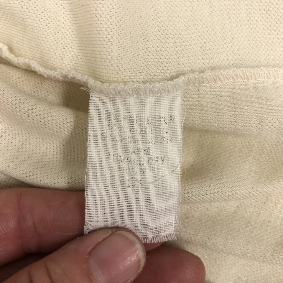 Vtg 70 80's Adidas Streetwear Embroidered LOGO Casual Polo 50/50 Shirt USA L - Image 4 of 4