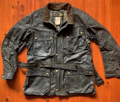 Vintage 60s Belstaff Sammy Miller Trialmaster LightnIng Zip Size M