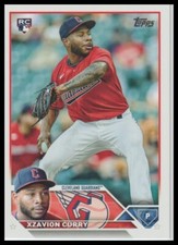 2023 Topps Xzavion Curry Cleveland Guardians