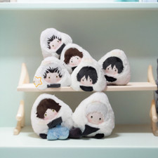 Haikyuu  Bag Pendant Plush Rice Ball Shape Doll Keychain Collect Keyring Gift
