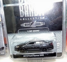 Greenlight 1/64 Black Bandit Series 6 2010 Ford Taurus SHO POLICE CAR 27670
