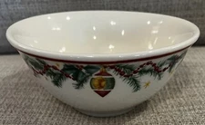 Pfaltzgraff Christmas Garland Soup Cereal Bowl 6” Diameter