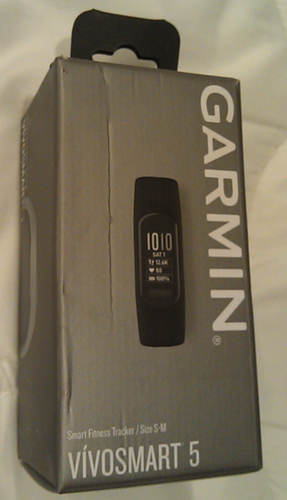 NEW Garmin Vivosmart 5 Black Small/Medium Smartwatch Fitness Watch