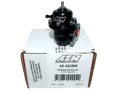 AEM 25-303BK Fuel Pressure Regulator for Honda/Acura