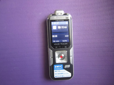 Philips DVT6000 Voice Tracer Digital Recorder 4GB with 3Mic AutoZoom+