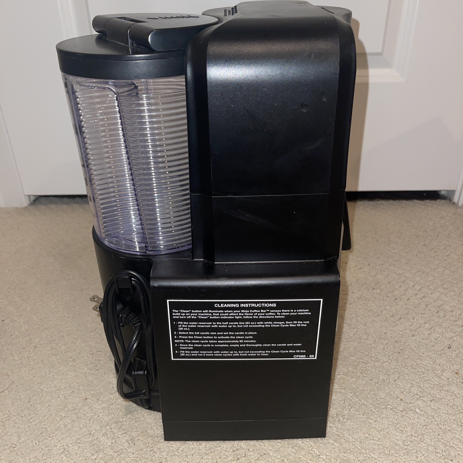 Ninja Coffee Maker for Hot Iced Coffee with 4 Brew CF08669 EUC Tested