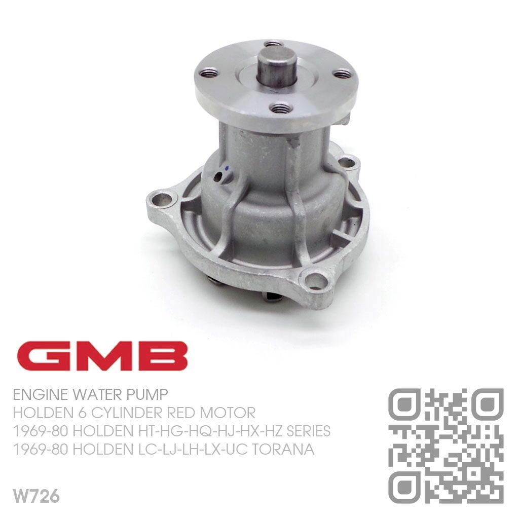 WATER PUMP for HOLDEN 6 RED MOTOR 173 - 202 HJ HX HZ WATER PUMP for HOLDEN 6 RED MOTOR 173 - 202 HJ HX HZ