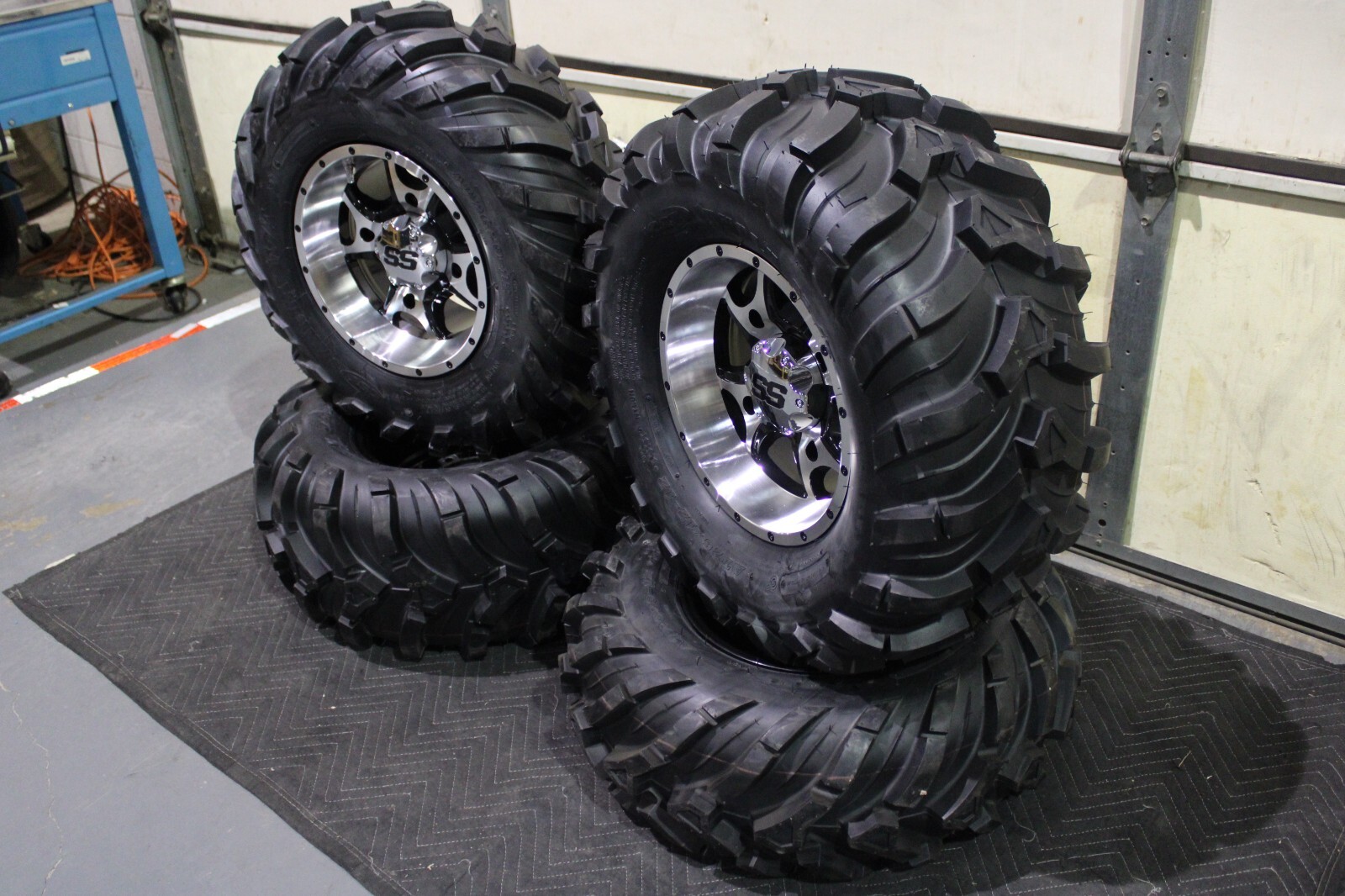 POLARIS RANGER XP1000 26" ANCLA M/T ATV TIRE & COBRA M/B WHEEL KIT