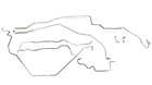 Complete Stainless Steel Prebent Brake Line Kit For Power Disc Fits 1968 Camaro