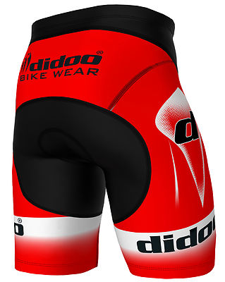 Men's Cycling Boxer Shorts With Padded Seat - Pro Cool Max, Compression Fit, Red/Black, For Gym & Sport 12 thumbnail image