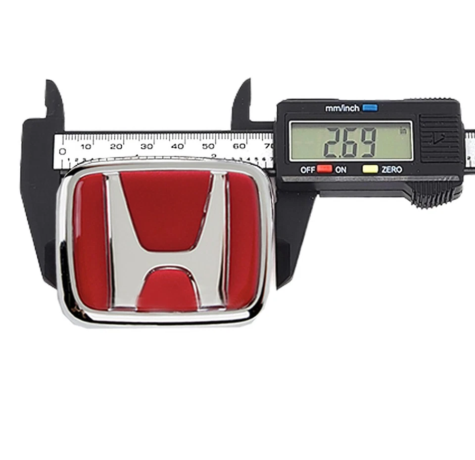 Insignia emblema delantero y trasero rojo OEM 92-95 Accord Honda Civic 96-00 EK tipo R Foto 4 de 4