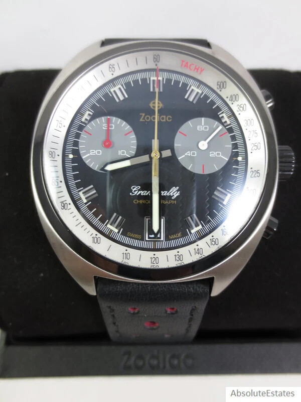 Zodiac grandrally chronograph hot sale