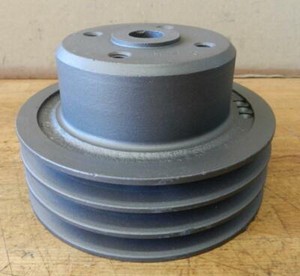 Clark Forklift Continental engine used water pump pulley F226K358 5" diameter