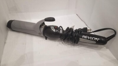 Revlon Black/Gray Perfect Heat 1'' Tourmaline Ceramic Styling Curling Iron