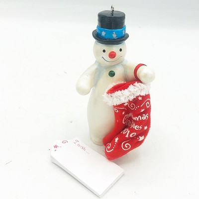 Christmas Wish Keeper 2010 Hallmark Ornament Snowman
