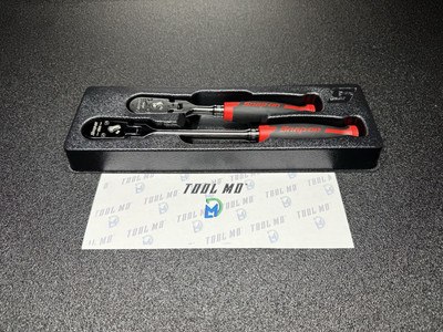 Snap-on Tools USA NEW RED 2-Piece 3/8” Drive SOFT GRIP Ratchet Set
