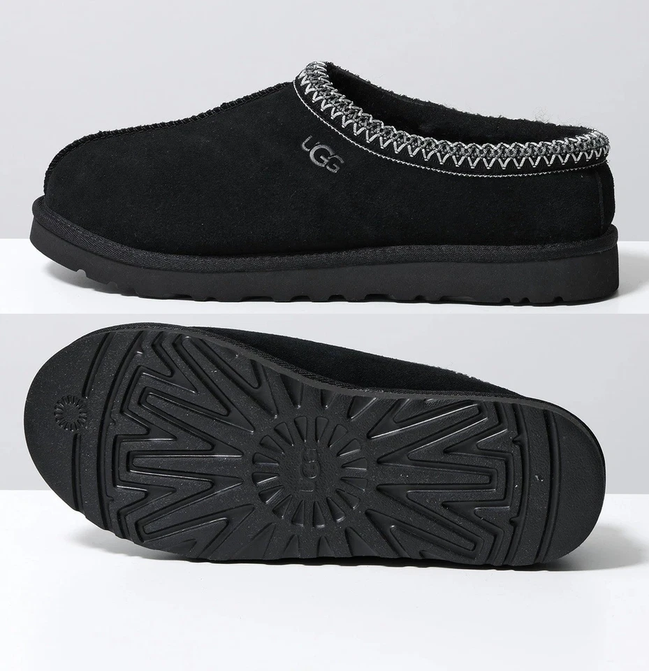 Nuevo en Caja Para hombres 100% Genuino UGG Tasman II Zapatillas Informales Zapatos Negros Unisex Foto 3 de 3