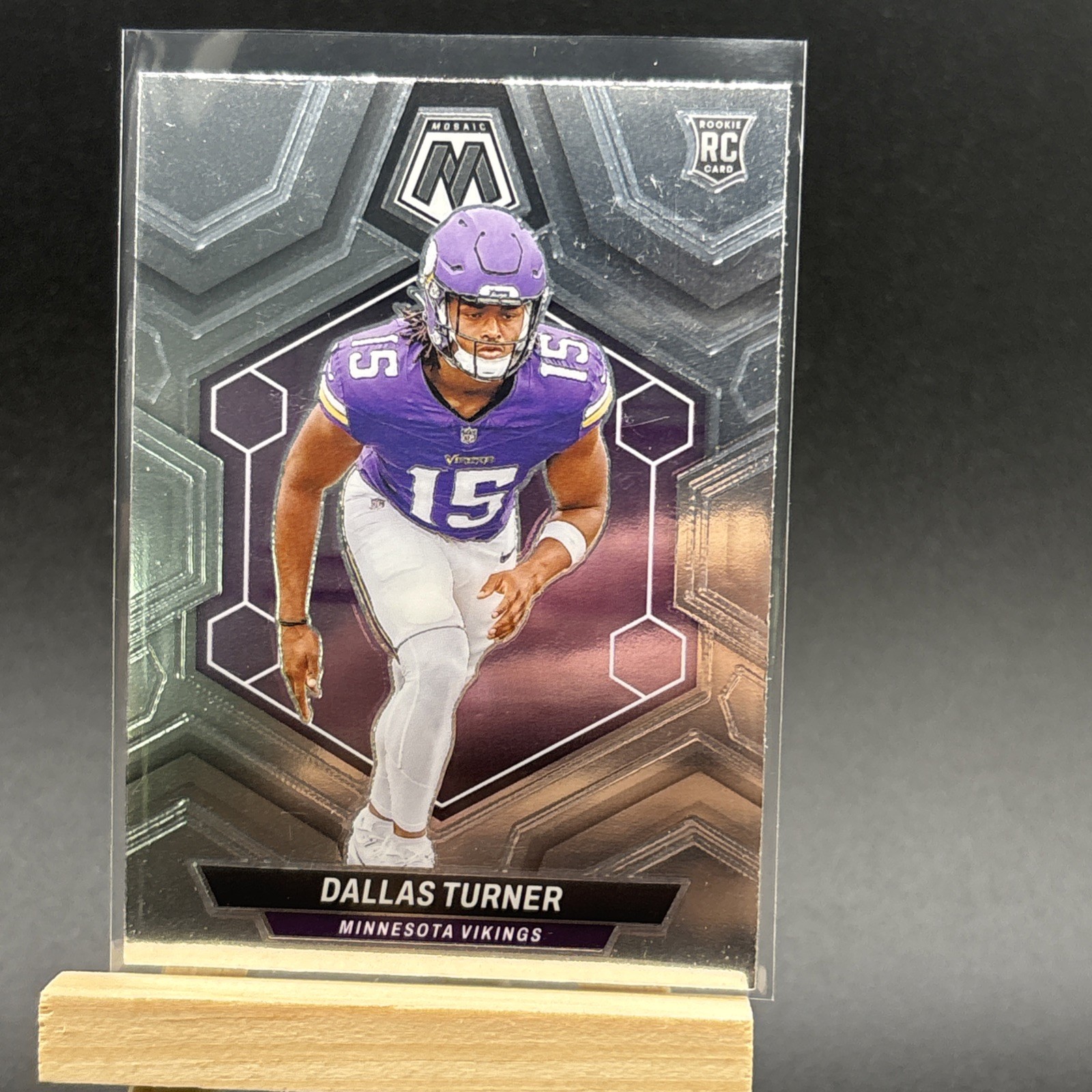 2024 Panini Mosaic - Rookies Dallas Turner #317 Silver Prizm (RC)