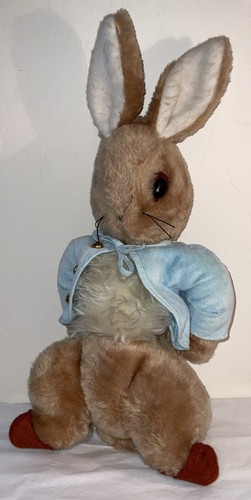 Peluche de juguete vintage bronceado conejo Beatrix Potter EDEN años 70 15,5" - Imagen 2 de 24