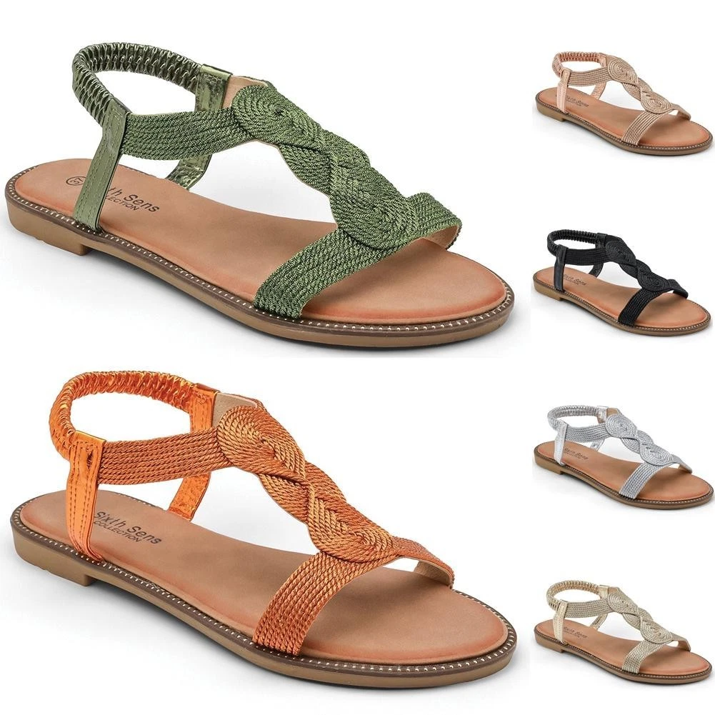 Ladies High Quality Sandals Comfort Stylish Slingback Sandals Summer Womens Size
Opens in a new wind