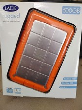 LaCie Rugged Triple 500GB External Hard Drive - USB 3.0 & FireWire 800 - TESTED