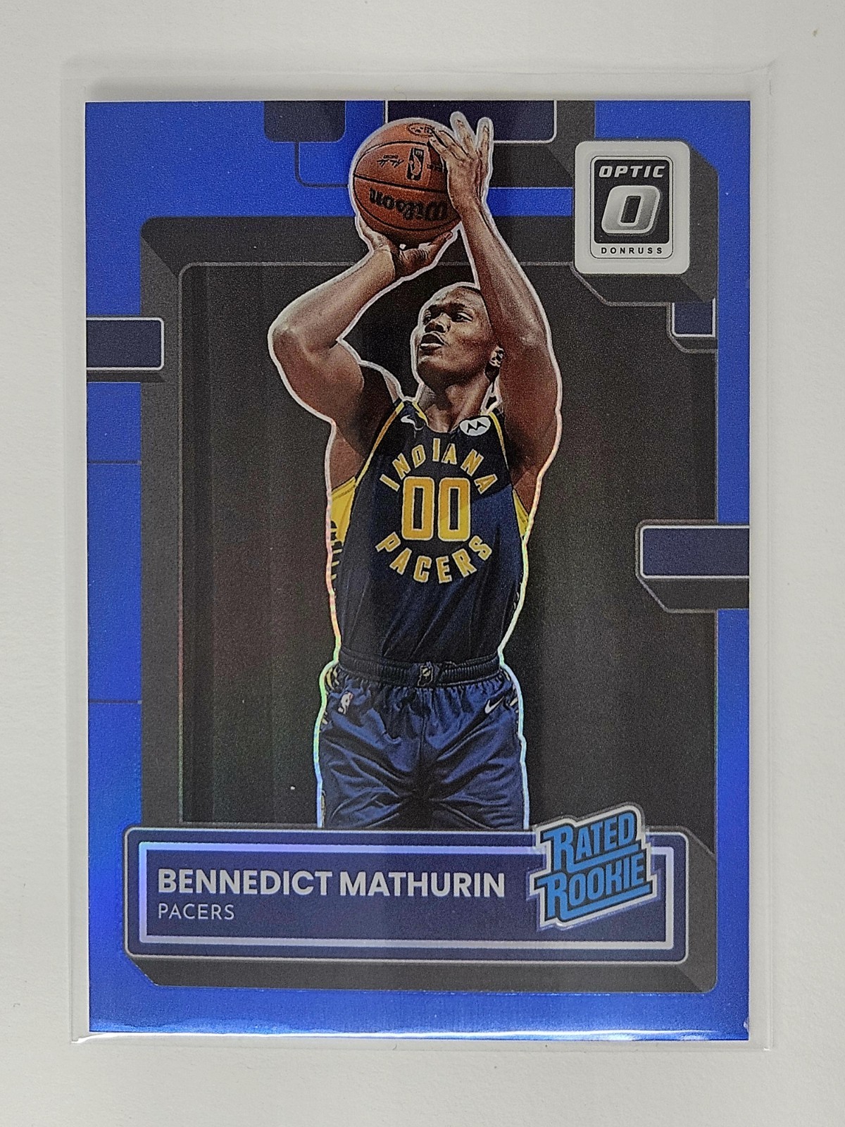 2022-23 Donruss Optic | Bennedict Mathurin - Rated Rookie Blue 36/49 - RC #209