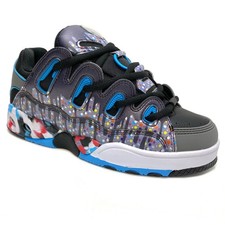 OSIRIS SHOES D3 OG BLACK GREY DRIPS SKATE TRAINERS (UK 10 EUR 45)