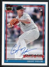 2026 Topps Grant Taylor 1991 Auto RC Rookie #91A-TAY White Sox