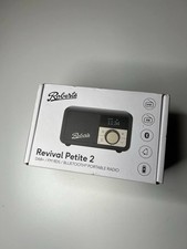 Roberts Revival Petite 2 DAB /FM Retro Bluetooth Radio Black - NEW BOXED ✅