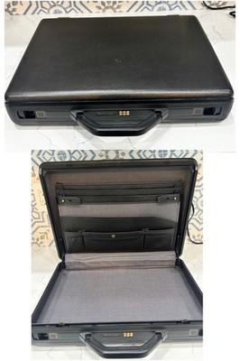 Samsonite Omega II Attache Briefcase Hard Case 18” Black Combo