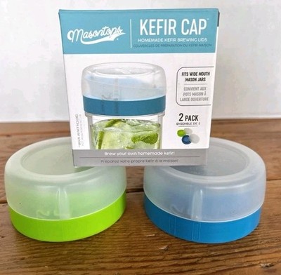Kefir Lid Mason Jar Lids Wide Mouth Mason Jar Lids Living Culture Grain Drain...