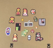 Super Mario NES Retro Sticker Set -   Water Proof Vinyl Water Bottle Laptop Etc