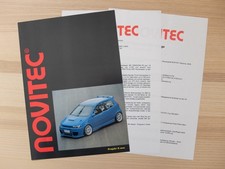 Brochure depliant NOVITEC PROJEKT X-ONE FIAT PUNTO HGT NOS TUNING | molto rara