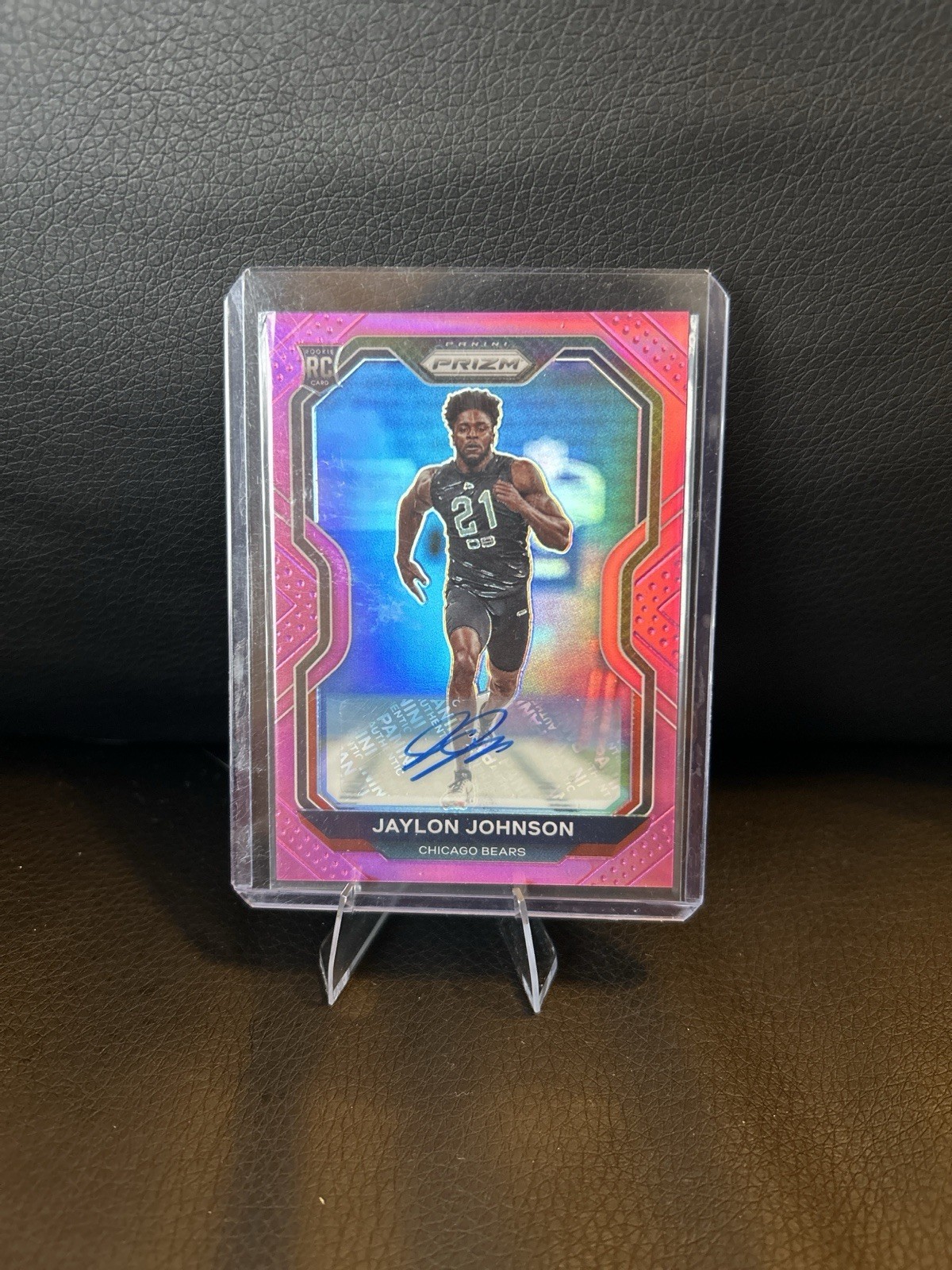 2020 Panini Prizm Rookie Autograph Jaylon Johnson #306 (RC) Chicago Bears Auto