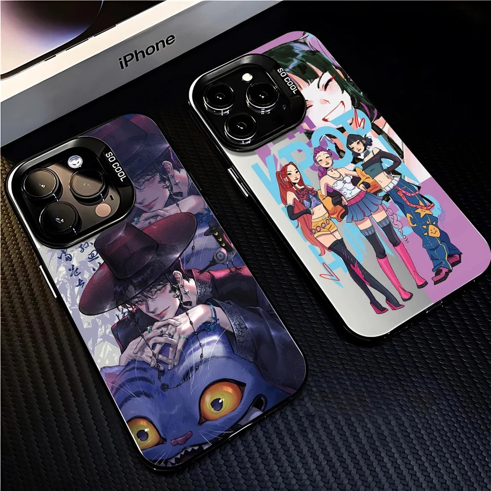 Matte Cover K-Kpop Demons Hunters Phone Case for Samsung Galaxy 5G Matte Cover - Image 3 of 4