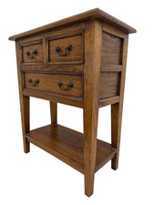 Vintage Style Solid Wood Small Console Hallway Table