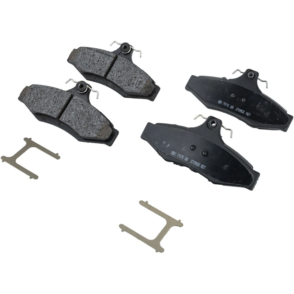Front and Rear Ceramic Brake Pad Set For 1999-2002 Daewoo Nubira Daewoo Leganza - Image 3 of 4