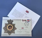 History Of The British Army Medallic Cover. Pageantry. Info Card.