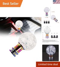 Gear Shift Knob Round Ball Shift Knob Crystal Transparent Bubble Gear Shifter... Gear Shift Knob Round Ball Shift Knob Crystal Transparent Bubble Gear Shifter...
