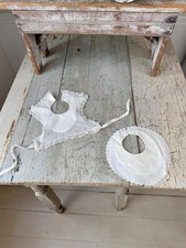 2 Blank canvas for creative hands Baby bibs white unique handmade Baby shower g