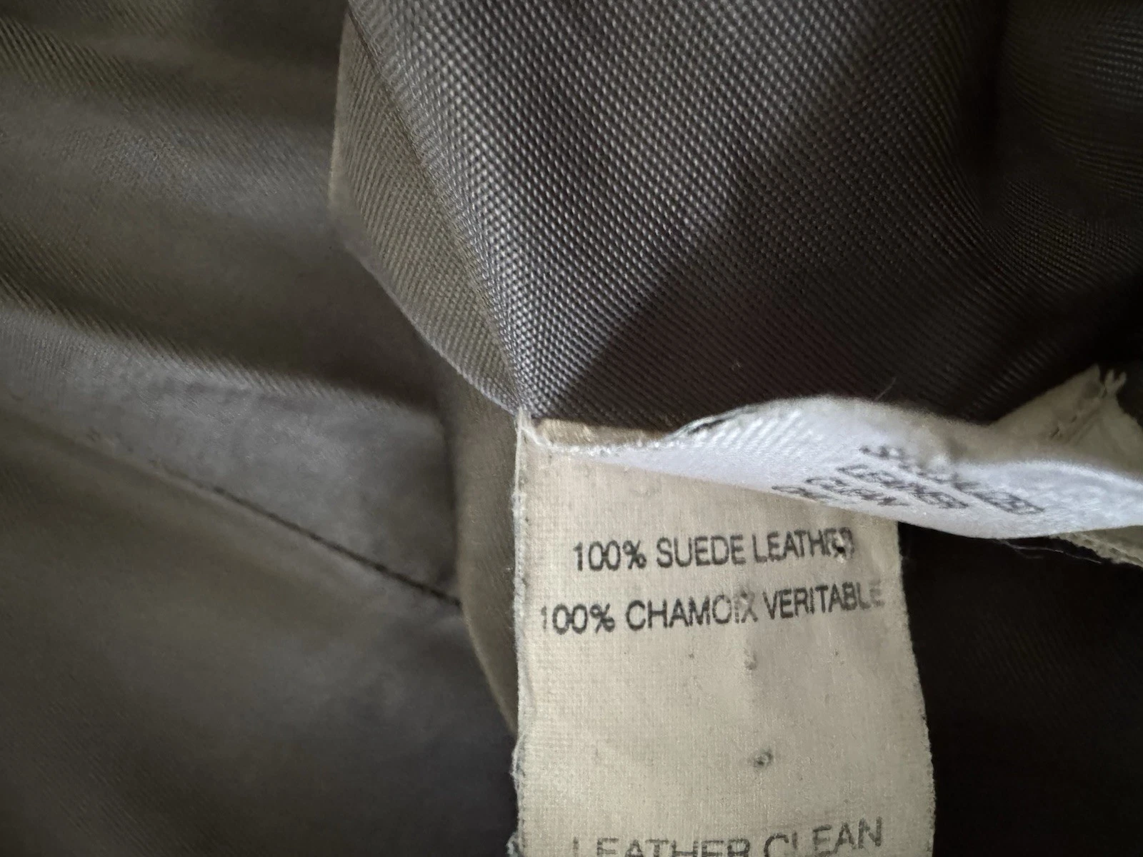 Vintage 90s Giorgio Armani Le Collezioni Brown Suede Leather Jacket Coat 44 image 7