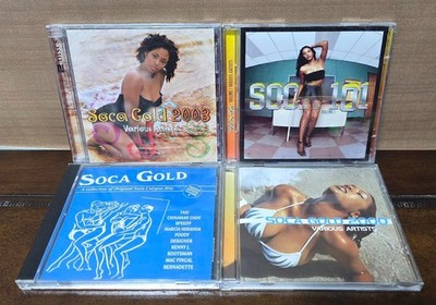 Soca 101, Soca Gold 2003, Soca Gold 2000, Soca Gold Vol 4. / LOT of 4 / MINT