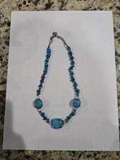 Southwestern Style Blue  Turquoise Neckace