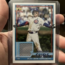 2026 Topps Series 1 Pete Crow-Armstrong 1991 Topps Baseball Relic Cubs 91R-PC